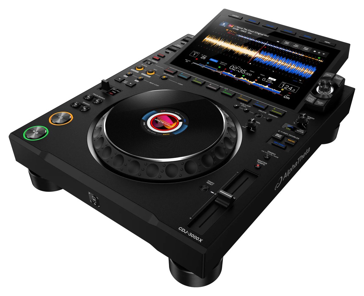 AlphaTheta CDJ-3000X, reproductor DJ profesional