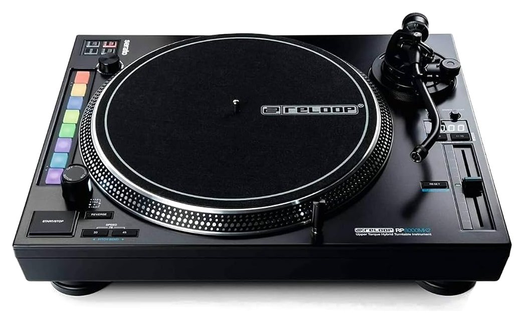 Reloop RP-8000 MK2, plato de vinilo con pads para Serato